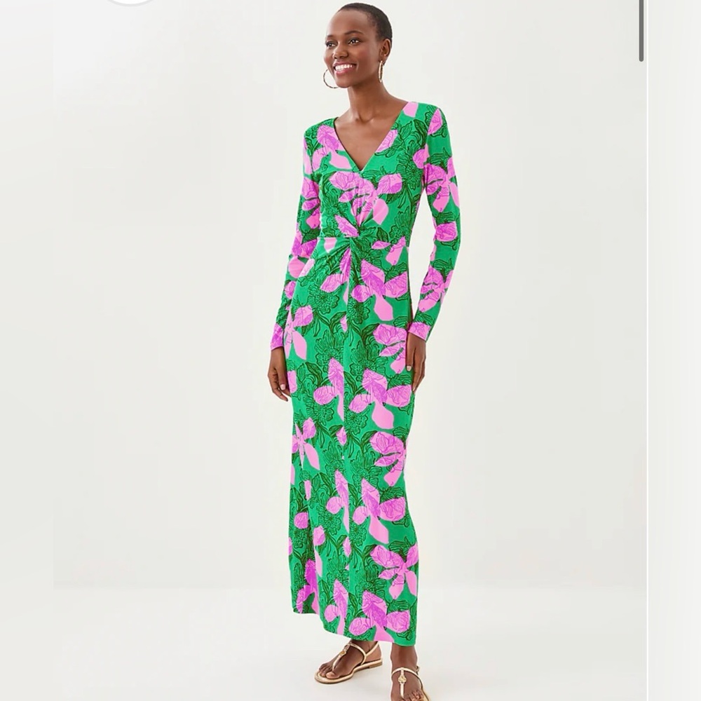 LILLY PULITZER
Tilli Maxi Dress - Kitts Green Sunset
Shadows $198 - Picture 3 of 6